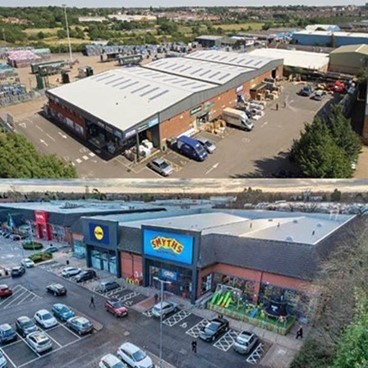 DTZ Investors completes a double acquisition of assets in Northampton and Solihull totalling £14.3m.